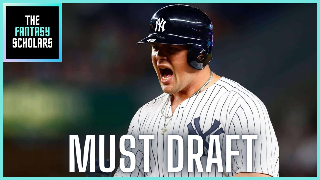 Fantasy Baseball 2021 I 5 Players you MUST Draft for the 2021 Fantasy