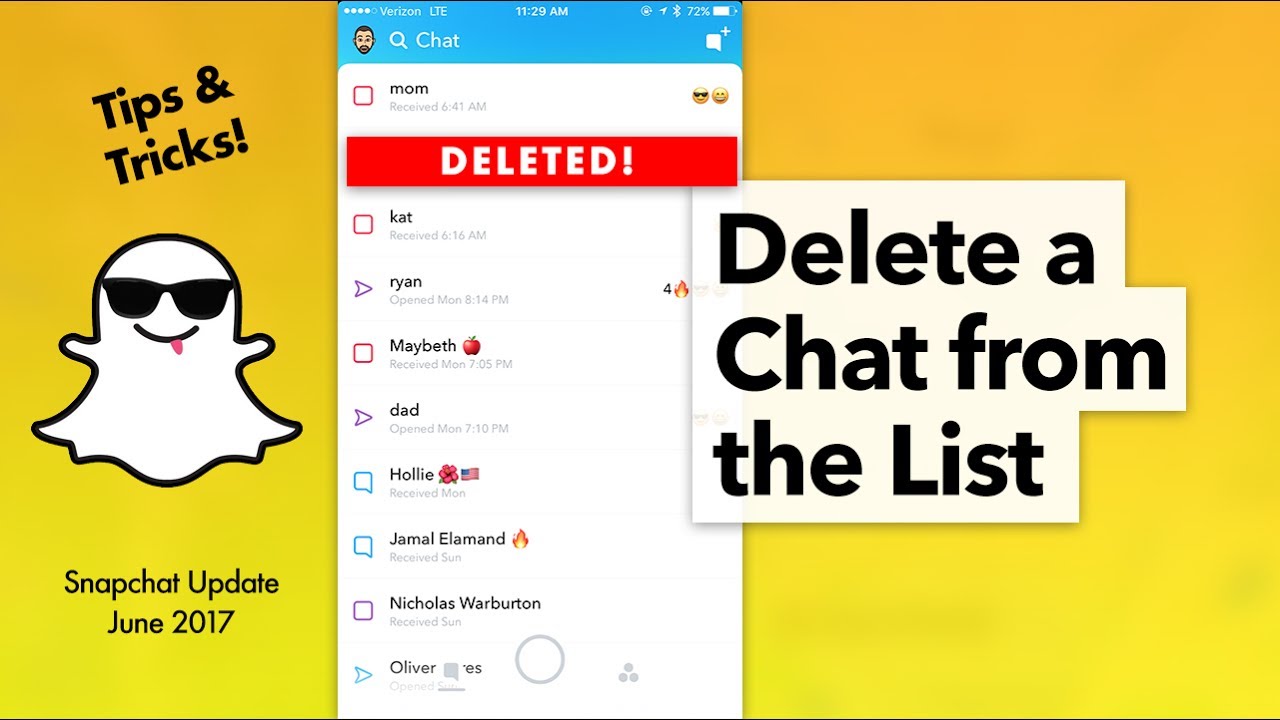 How to Delete a Chat on Snapchat