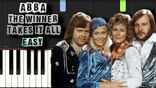 Abba - The Winner Takes It All - EASY - [Piano Tutorial] (Synthesia) (Download MIDI + PDF Scores) chords