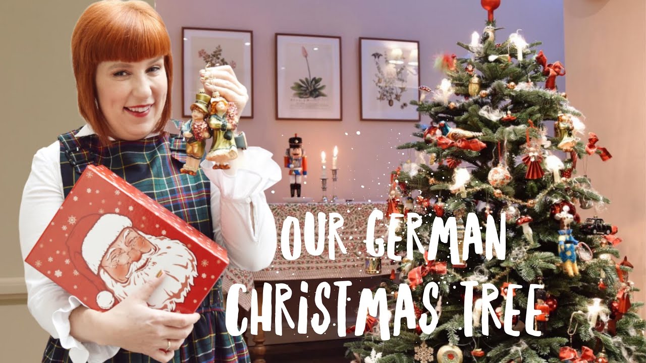 Decorating our TRADITIONAL GERMAN CHRISTMAS TREE - YouTube