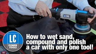 How to wet sand, compound & polish a car with only one tool  UDOS 51e