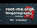 Tutorial Root-Me (55): Steganography : PDF - Embedded