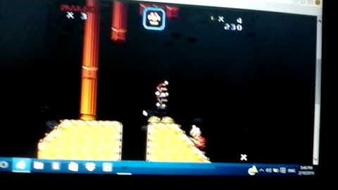 Super Mario flash 2 desert version the cave of a sand demention custome level