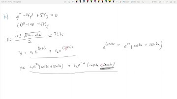 Math 240 - Chapter 8.1 & 8.2 - Linear Homogeneous ODEs - The Plug and Chug Series #38