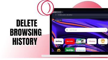 HOW TO DELETE BROWSING HISTORY ON OPERA GX