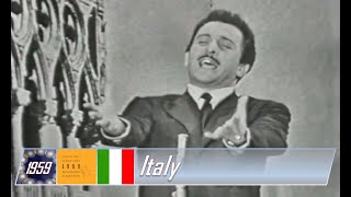 eurovision 1959 Italy 🇮🇹 Domenico Modugno - Piove