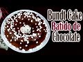 Bundt cake de batido de chocolate