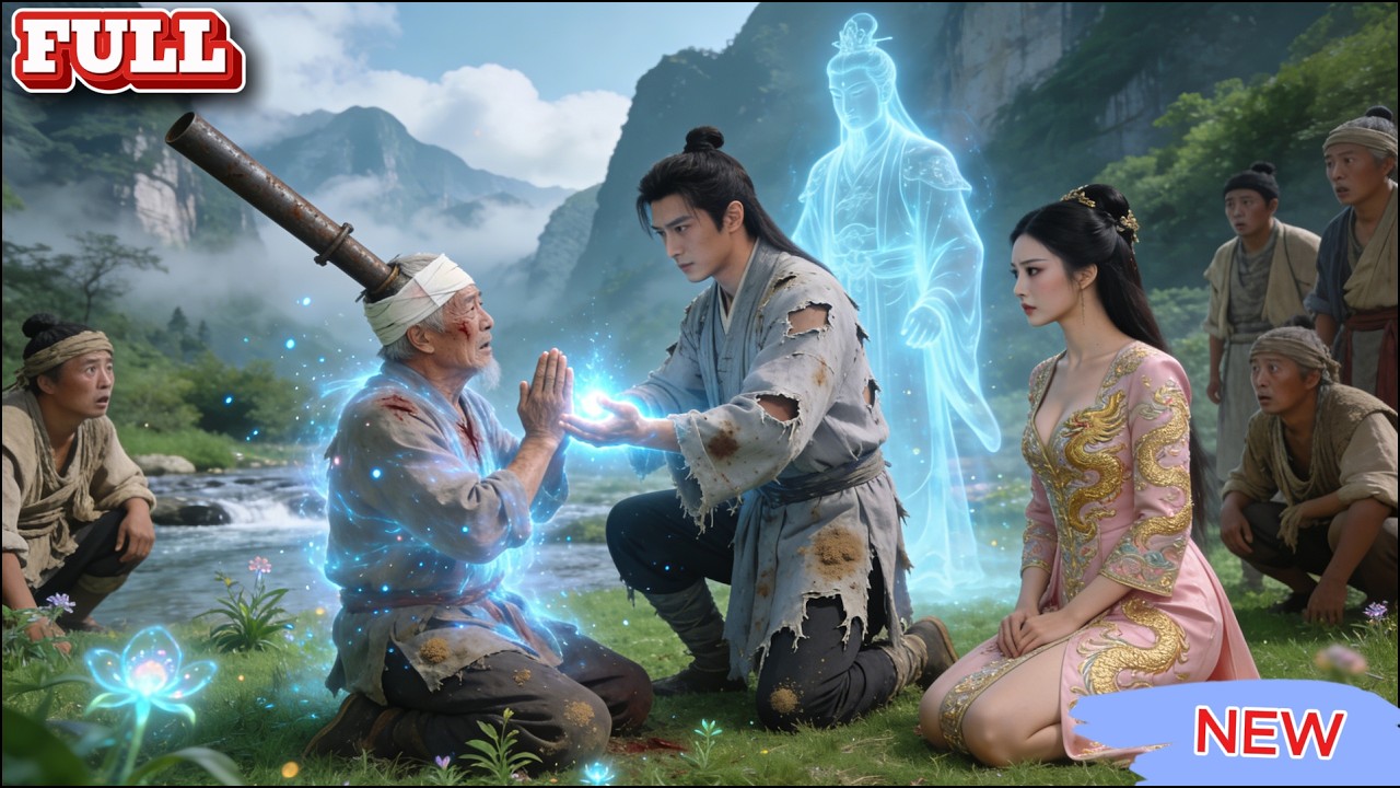 Бедный юноша спасает старина! Старик отдаёт ему свою красивую дочь!