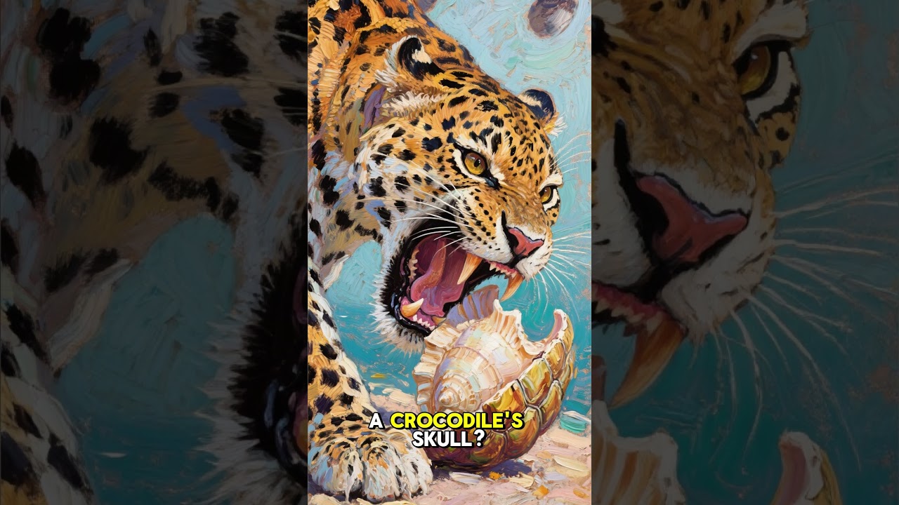 🦷 It Can Crush a Turtle Shell Like a Chip! 🐢💥🐆(Jaguar Facts)