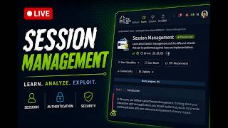 🔴 LIVE: Session Management | Web Security & Session Attacks | TryHackMe