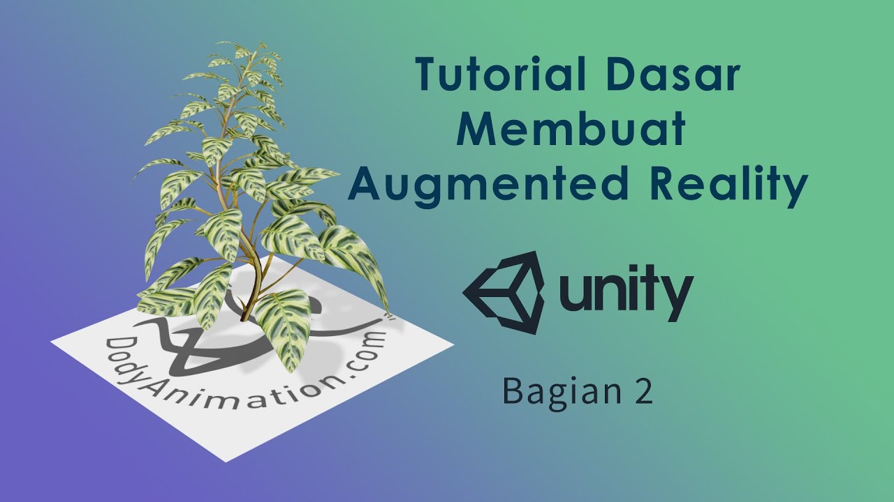 Tutorial unity augmented reality (bagian 2) - YouTube