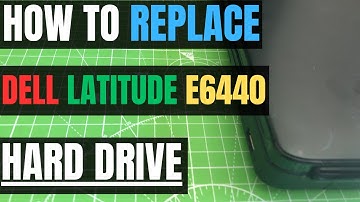 How To LOCATE & REPLACE Your Dell Latitude E6440 Laptop HARD DRIVE