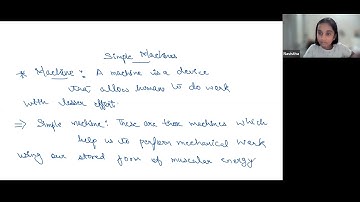 Understand Simple Machine| Class 6 Science