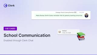 Clerk Chat SMS for Education - Mass texting use-case example screenshot 2