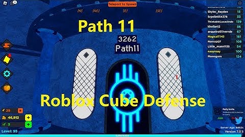 How To Find Path 11 | 2022 Halloween Roblox Cube Defense