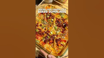 Making the Viral Baked Dumplings Recipe 🥟 w/Trader Joe’s Ingredients #traderjoes #dumpling #recipe