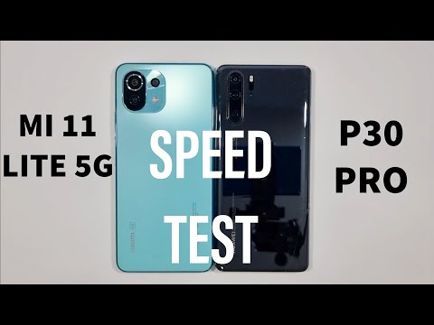 Xiaomi Mi 11 Lite 5G vs Huawei P30 Pro Speed Test