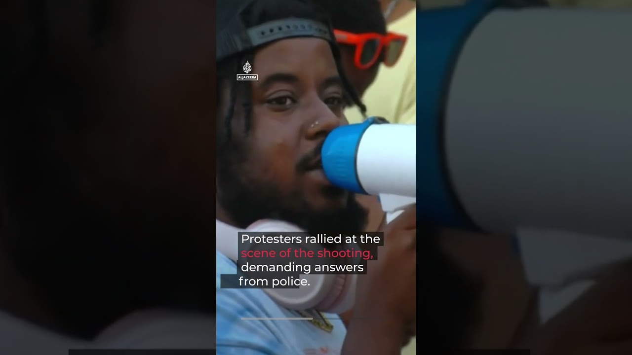 Videos show the moment police officer shoots man on street in Wisconsin | AJ #shorts