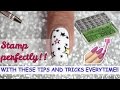 Stamp Your Nails Perfectly! | Tips & Tricks For Nail Art Stamping!❤(Beginner edition)