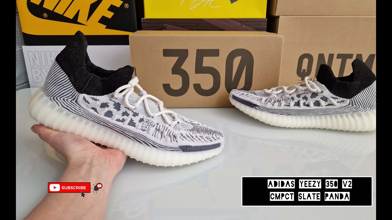 Adidas Yeezy 350 V2 slate On Feet Review 