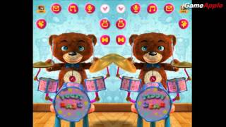 TALKING TEDDY - Free Game for Kids (Gameplay, Walkthrough) - iOS: iPhone, iPad / Android screenshot 4