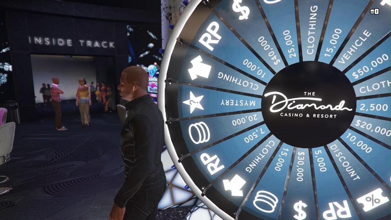 Grand Theft Auto V Casino wheel spin YouTube
