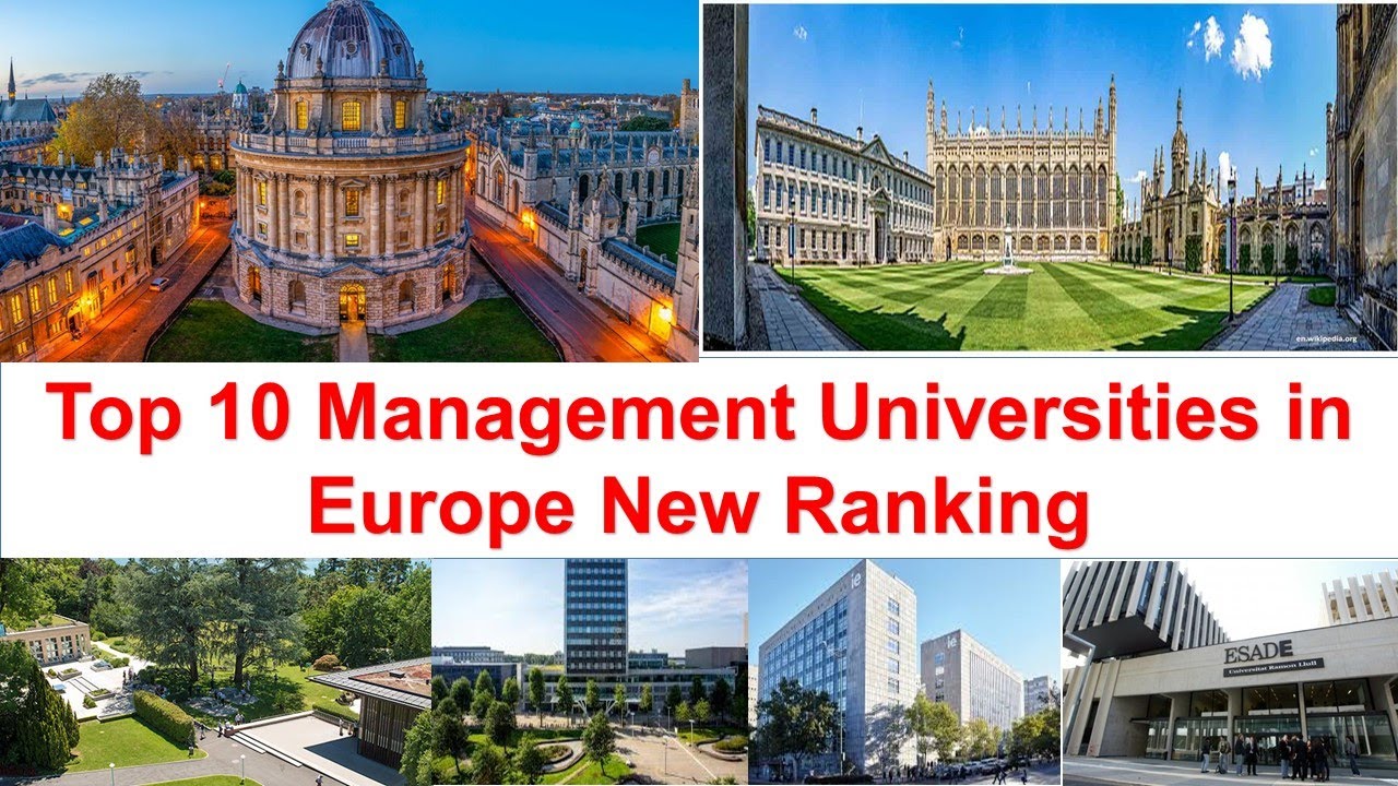 Booth design nødvendig Top 10 Management Universities Europe New Ranking 2021 | Imperial London  Business School - YouTube