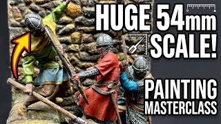 Creating a Dynamic Battle Scene: 54mm Figures & Scratch-Built Terrain