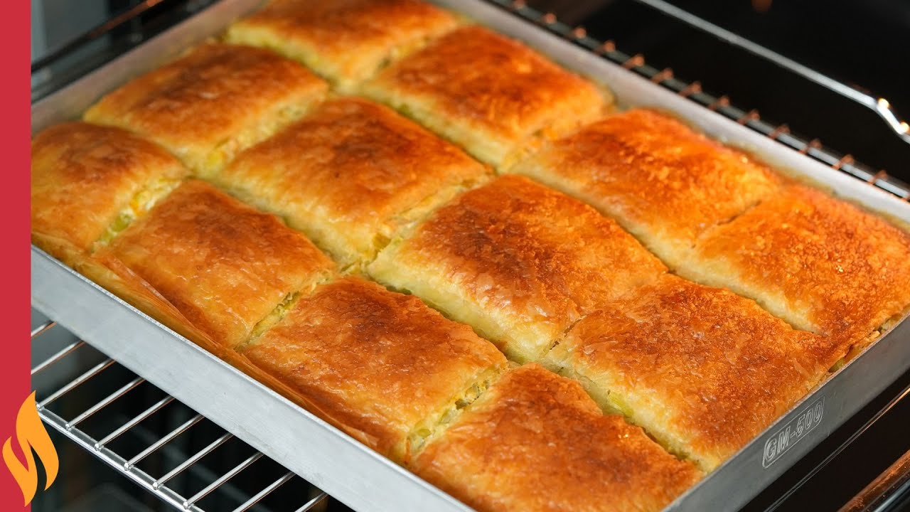 El Açmasını Kıskandıran Börek! 💫 Baklavalık Yufkadan Efsane Pırasalı Börek Tarifi