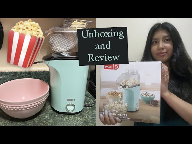 DASH Hot Air Popcorn Popper  Unboxing, Review, Setup & Use