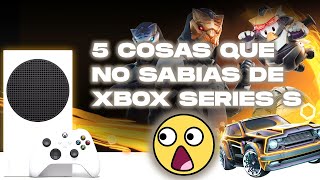 5 Cosas Que No Sabias de Xbox Series S