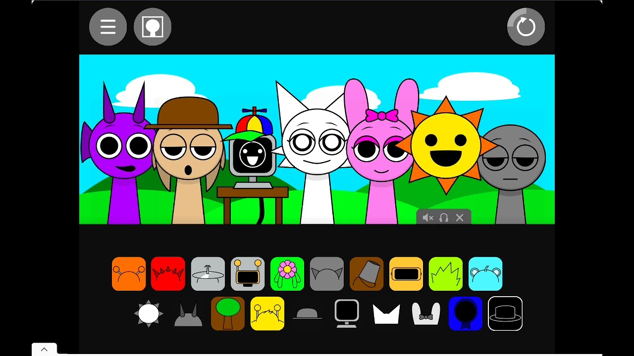 Me playing sprunki for the first time