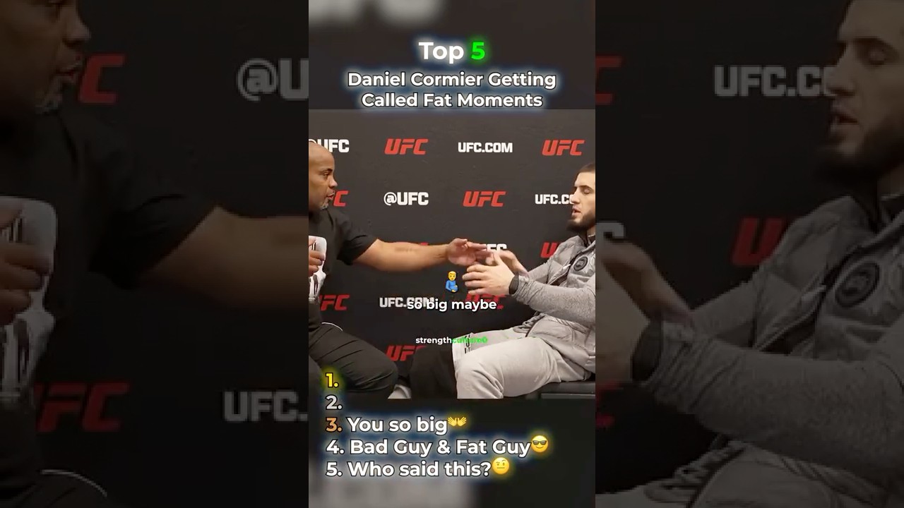 Daniel Cormier Getting Called Fat Top 5 Moments 😭 
