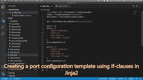 Python Network Programming Techniques | 3. Building Configuration Templates Using Jinja2
