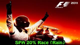 F1 2011 PS3 - SPA 20% Race (Rain)
