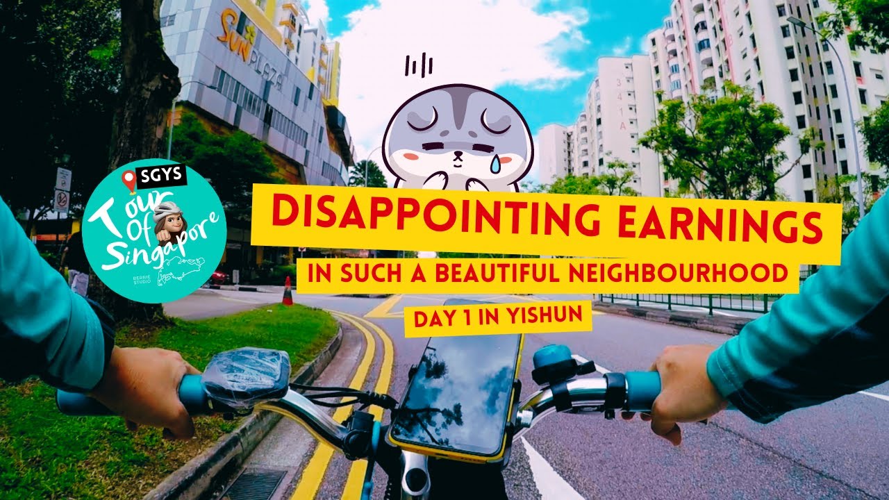 Disappointing earnings in such a beautiful neighbourhood / Yishun Zone Day 1 / Deliveroo Rider