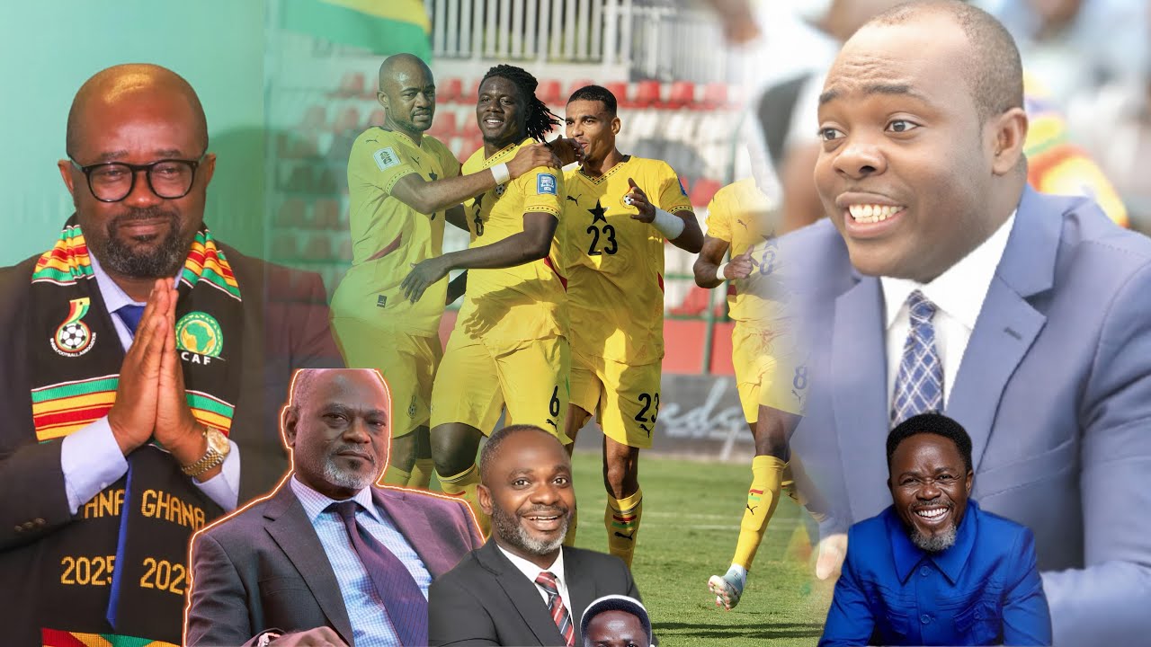 Дэн Кваку Йебоа и Оди Аэнкан Кваме Йебоа страстно комментируют события в футболе в Гане