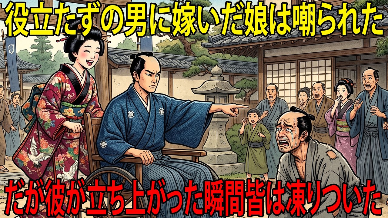 【民話】貧しく苦しい娘は、両親を少しでも楽にさせるため、大富豪の息子との結婚を受け入れた。誰もが、役立たずで横暴な男に嫁ぐ彼女を嘲笑った……だが、その男の真実が明らかになったとき、皆は言葉を失った。