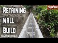 Retaining wall Build with Stucco: Step by Step