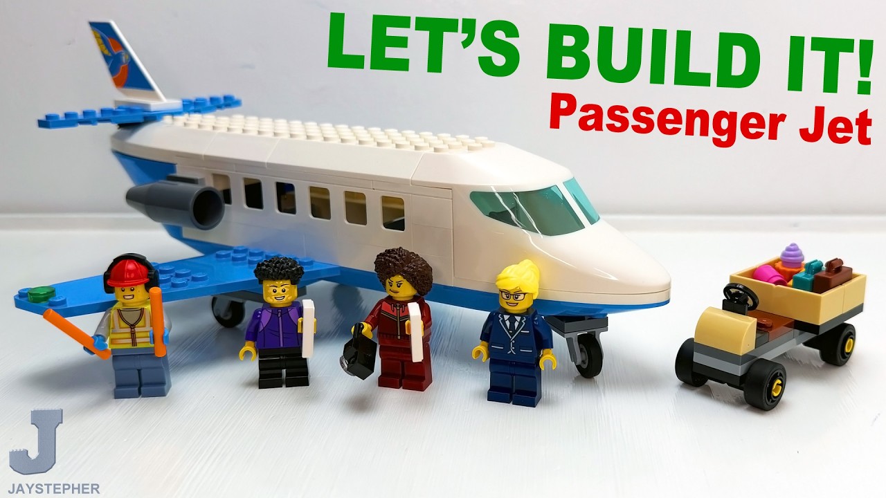 LEGO City 2026 Passenger Jet 60492 Unboxing, Build, & Review - YouTube