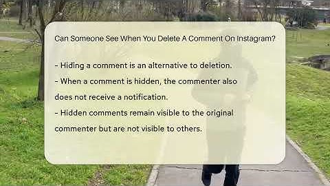 Can Someone See When You Delete A Comment On Instagram? - Everyday-Networking