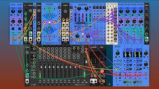 Rhythms from interference patterns of dual clocks through AND gate