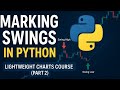 Marking Swings in Python | Lightweight Charts Course (Part 2)