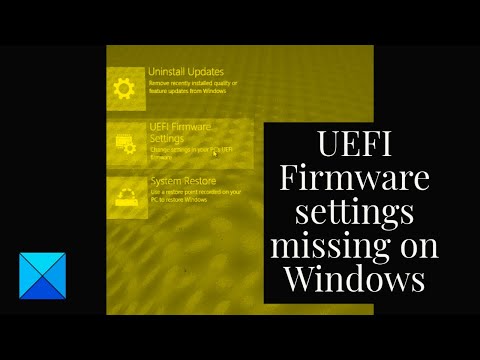 Where are UEFI settings stored?