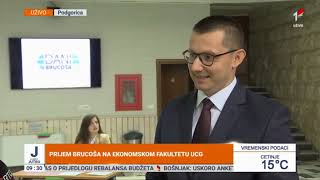 Dekan Jocović za Jutarnji program RTCG o Svečanom prijemu brucoša 2022. godine