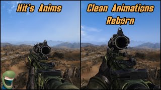 Fallout: New Vegas  Hit's Anims vs Clean Animations Reborn Comparison