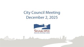 City Council, December 2, 2025
