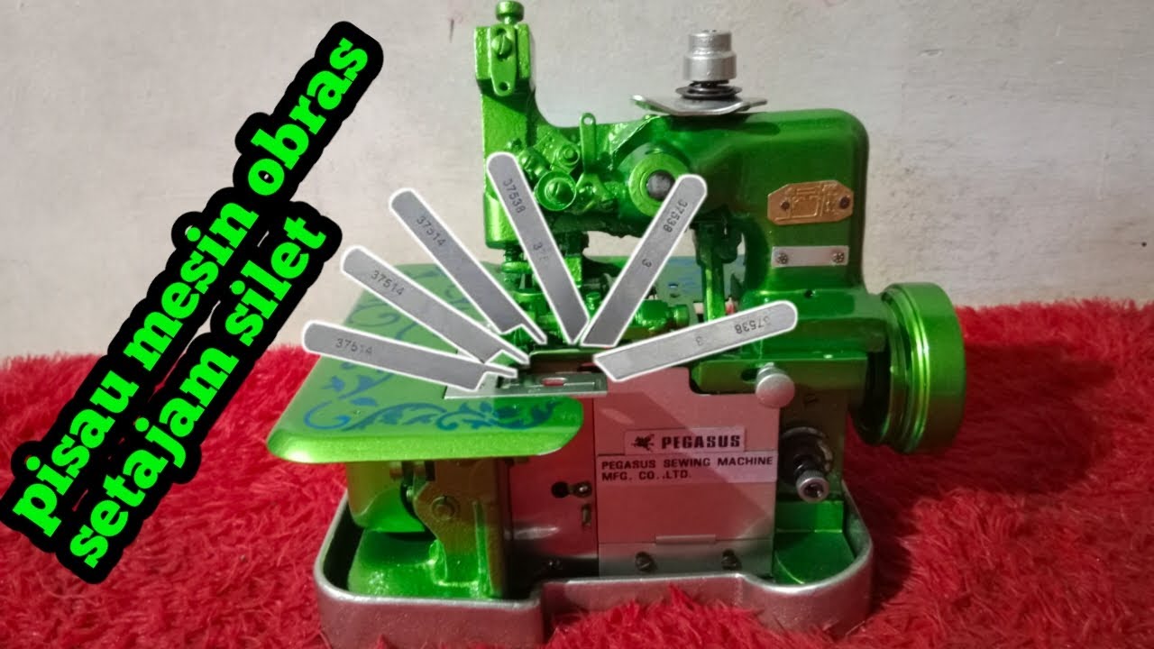 CARA MEMASANG PISAU MESIN OBRAS AGAR SETAJAM SILEEEETTTT,,