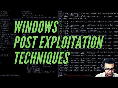 Post Exploitation - Transferring Files To Windows Targets