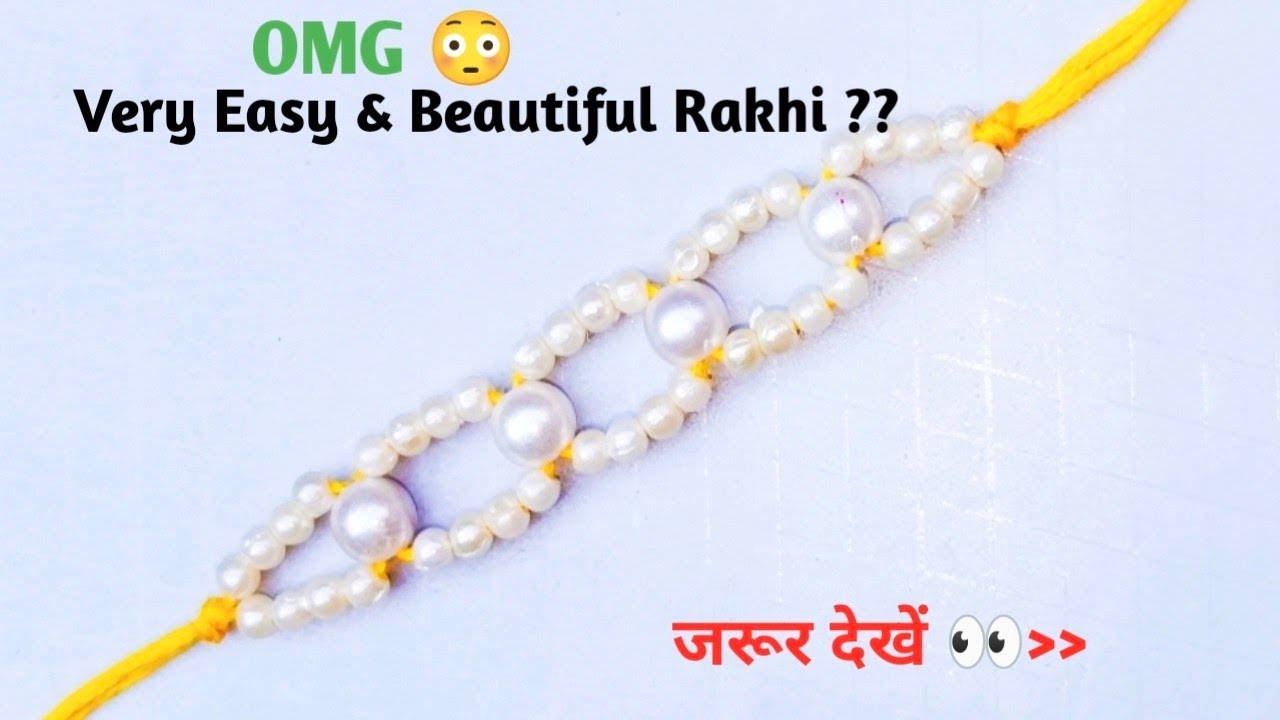 Rakhi Making At Home | Homemade Rakhi | Rakhi Making from Thread | DIY ...